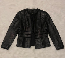 Load image into Gallery viewer, Frayed Leather Jacket