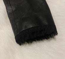 Load image into Gallery viewer, Frayed Leather Jacket