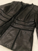 Load image into Gallery viewer, Frayed Leather Jacket