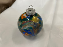 Load image into Gallery viewer, Hand-painted Glass Ornament - Multi-colored
