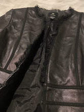 Load image into Gallery viewer, Frayed Leather Jacket
