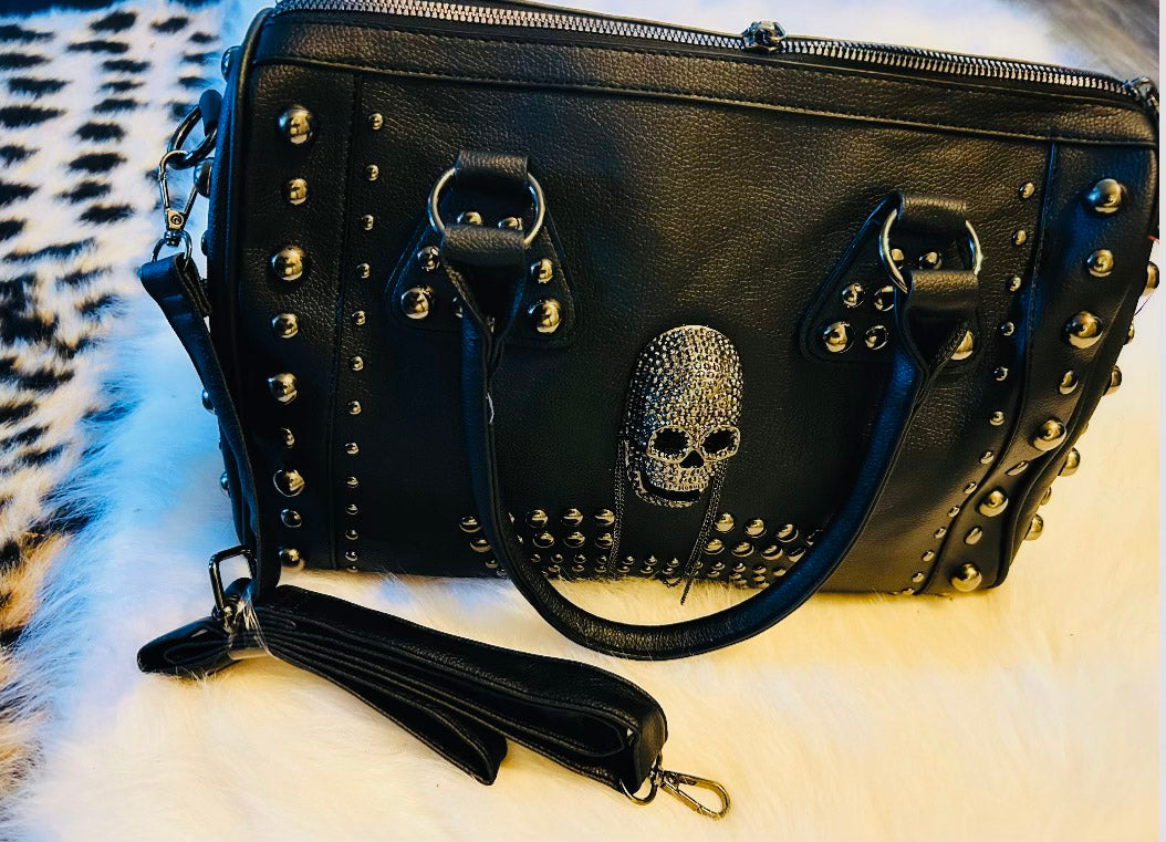 Rock Chick Skull Purse