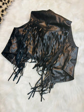 Load image into Gallery viewer, Le Lis Fringe Vest
