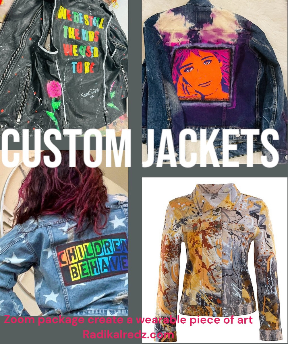 Custom Jacket Creation with Tiffany – Radikal Redz