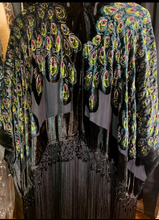 Load image into Gallery viewer, Funky Finds Collection - Fringe Vintage Kimono
