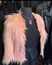 Load image into Gallery viewer, River Island Pink Faux Fur Shaggy Jacket
